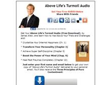 Tablet Screenshot of abovelifesturmoilaudio.com
